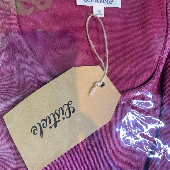 Listicle Corduroy Plum Dress - Picture 7 of 7